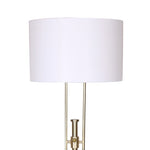 Sarantino Brushed Gold Height-Adjustable Metal Floor Lamp LMP-MLM-50724