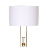 Sarantino Brushed Gold Height-Adjustable Metal Floor Lamp LMP-MLM-50724