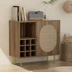 Artiss Buffet Sideboard with Wine Rack - ANYA FUR-U-SIDE-RAT-01-WD-AB