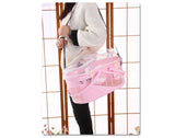 YES4PETS Small Dog Cat Crate Pet Rabbit Guinea Pig Ferret Carrier Cage With Mat-Pink V278-BP258-PINK