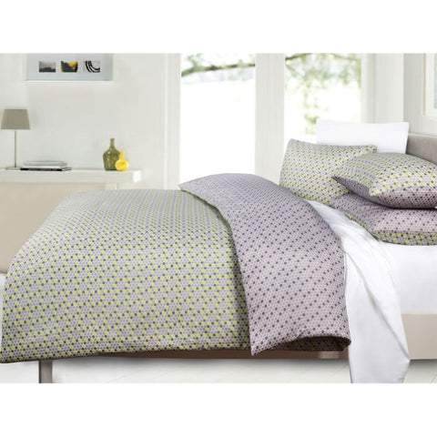 Mode Honeycomb Reversible Quilt Cover Set - King V442-HIN-QUILTCS-MODE-MULTI-KI