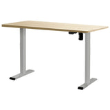 Artiss Standing Desk Motorised 140CM White Oak HASD-114G-GYDF-NTDB-140