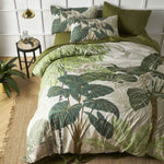 Accessorize Monkey Palm Cotton Quilt Cover Set King V442-HIN-QUILTCS-MONKEYPALM-MULTI-KI