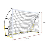 8' x 5' Soccer Football Goal Foot Portable Net Quick Set Up V63-799407