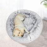 PaWz Pet Bed Cat Dog Donut Nest Calming XL Charcoal X-Large PT1035-XL-CH