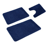Florenz Set of 3 Contour Bath Mat Set Navy V442-ATX-BATHM-3PCEFLORENZ-STATEBLUE-SH