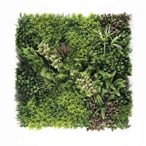 YES4HOMES 5 SQM Artificial Plant Wall Grass Panels Vertical Garden Tile Fence 1X1M V278-5-X-CCGK001-C-HERA