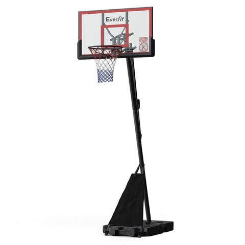 Everfit 3.05M Basketball Hoop Stand System Adjustable Height Portable Red Pro BAS-HOOP-305-S-RD