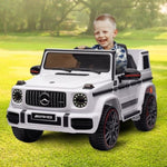 Mercedes Benz AMG G63 Licensed Kids Ride On Car Remote Control - White CAR-G63-WH