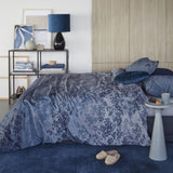 Bedding House Pantalla Blue Bamboo Cotton Quilt Cover Set Queen V442-HIN-QUILTCS-PANTALLA-BLUE-QS