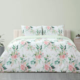 Ardor Rose Whisper Soft Sage Printed Floral Quilt Cover Set Queen V442-INT-QUILTCS-ROSEWHISPER-SAGE-QS