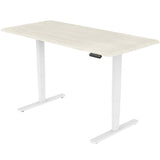 Fortia Sit To Stand Up Standing Desk, 150x70cm, 62-128cm Electric Height Adjustable, Dual Motor, V219-FURDTSFORKITW5WO