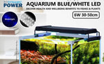 6W Set 2 Aquarium Blue White LED Light for Tank 30-50cm V274-AQ-LED40-6W-X2