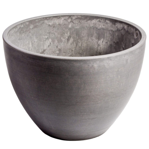 Polished Grey Planter Bowl 30cm V77-9210030