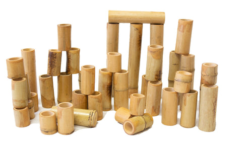 Bamboo Counting and Building Set 40PCE V59-924