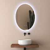 Oval Mirror LED Anti-Fog Illuminated Bathroom Living Room V63-840611