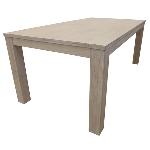 Foxglove Dining Table 225cm Solid Mt Ash Wood Home Dinner Furniture - White V315-V-FLOR-008