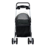 PaWz Large Pet Stroller Dog Cat Carrier Black ST1005-BK