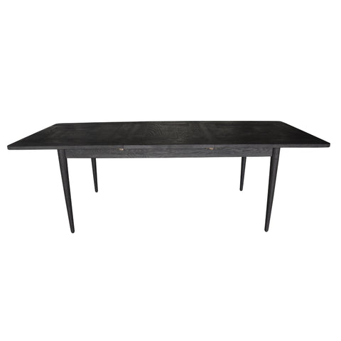 Claire Dining Table Extendable 170-230cm Solid Oak Wood Furniture - Black V315-VOD-PATC-02