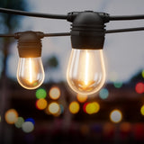 50m Solar Festoon Lights Outdoor LED String Light Christmas Party Decorations LIGHT-B-SOLAR-S14-50-WW