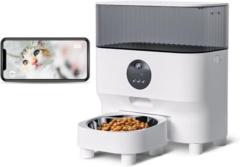 Automatic Pet Feeder with WiFi App and Control Timed Meals V178-37414