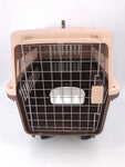 YES4PETS Large Airline Dog Cat Crate Pet Carrier Cage With Tray And Bowl Brown V278-AA3_BROWN