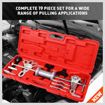 Slide Hammer Tool Kit Dent Puller Wrench Adapter Axle Bearing Hub Auto Repair V465-669150-AU-2