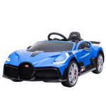 Licensed Bugatti Divo Kids Electric Ride On Car - Blue CAR-BGT-338-BU