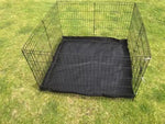 YES4PETS 24' Dog Rabbit Playpen Exercise Puppy Enclosure Fence With Canvas Floor V278-PL24-8-W-CANVAS-FLOOR