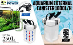 Dynamic Power Aquarium External Canister Filter 1000L/H V274-AQ-HW504