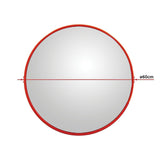 60cm Wide Angle Security Curved Convex Road Safety Mirror Traffic Driveway V63-824431
