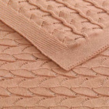 Little Gem Lyla Dusty Pink Cotton Baby Blanket 75 x 100 cm V442-HIN-BLANKET-LYLABABY-DUSTYPINK-CT