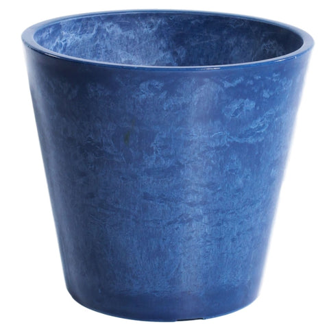 Glossy Blue Garden Pot 25cm V77-9670025