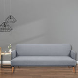 Brianna 3 Seater Sofa Bed Fabric Uplholstered Lounge Couch - Light Grey V315-VOL-FRA-03