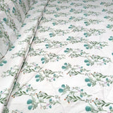 Hotel Living 3 Pce Light Weight Comforter Set Queen/King Corbett Floral Teal V442-ATX-COMFORTER-CORBETTC2-TEAL-QS