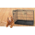 Dog Wire Crate X-Large - Portable Collapsible Travel Kennel - Pet Puppy Cage V238-SUPDZ-32870432571472