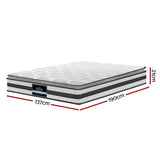 Giselle Bedding 21cm Mattress Pillow Top Double MATTRESS-0754-PT-D