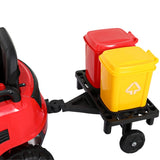 Rigo Kids Electric Ride On Car Street Sweeper Truck Toy Cars Remote 12V Red RCAR-SWEEPER-RD