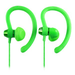 Moki 90&deg; Sports Green Earphones V177-ACC HPS90G