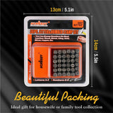 36Pc 6mm Number & Capital Letter Stamp Set Punches Metal Plastic Wood Leather V465-97759