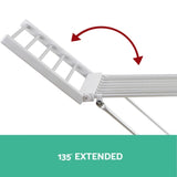 Devanti Electric Heated Towel Rail Rack 18 Bars Freestanding Clothes Dry Warmer TW-C-Y-ALUM