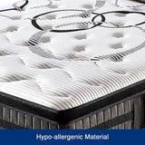 King Mattress in Gel Memory Foam Pocket Coil Medium Firm Bed 34cm Thick V43-MAT-GEL-K