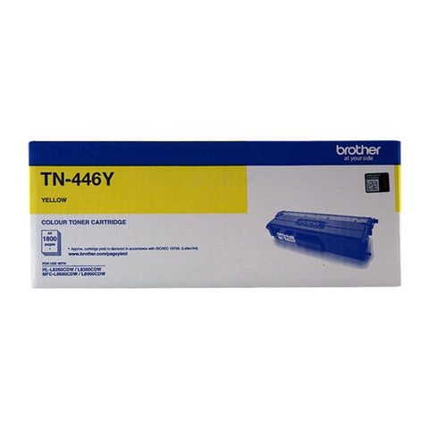 Brother TN-446Y Colour Laser - Super High Yield Yellow - HL-L8360CDW, MFC-L8900CDW - 6,500 Pages V177-D-BN446Y