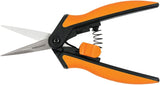 Fiskars Softouch Micro-Tip Pruning Snips - Non-Coated Blades for Precise Trimming of Delicate Plants V260-SSFS