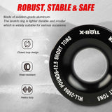 X-BULL Soft Shackle Synthetic Rope Recovery Snatch Ring /Recovery Hitch Receiver V211-AUEB-SSR001/AUEB-XBRK013