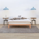 Warm Wooden Natural Bed Base Frame – Double V264-STB-108P-NTR-DL-1