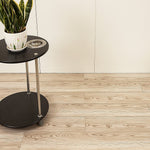 Vinyl Floor Tiles Self Adhesive Flooring Water Dyed Walnut Black Wood Grain 16 Pack 2.3SQM V63-839991