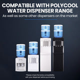 PolyCool 22L Water Cooler Dispenser Container Tank, with 7-Stage Filter Purifier System V219-APPWDSPYT22A