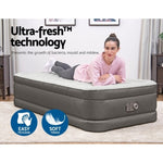 Bestway Air Mattress Single Inflatable Bed 46cm Airbed Grey BW-BED-S-46-69048