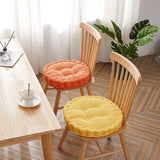 SOGA 4X Orange Round Cushion Soft Leaning Plush Backrest Throw Seat Pillow Home Office Decor ROUNDCU96X4